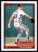 1990 Topps Major League Debu Kevin Bearse Cleveland Indians #12