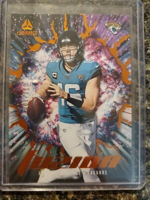 2022 Panini Luminance TREVOR LAWRENCE Fuzion SP Insert Jaguars /100 - Image 1 of 2