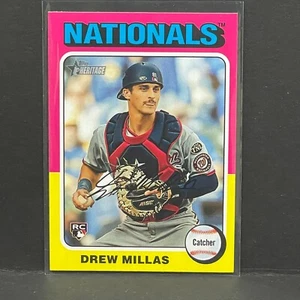 2024 Topps Heritage High Number #613 Drew Millas RC Washington Nationals - Picture 1 of 2