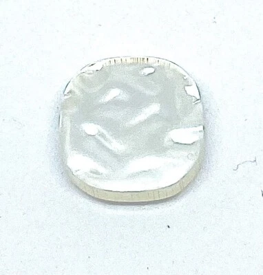 5 X 17.5mm Iridescent Pearl Finish Square Rounded Edge Shank Buttons Vintage - Image 1 of 4