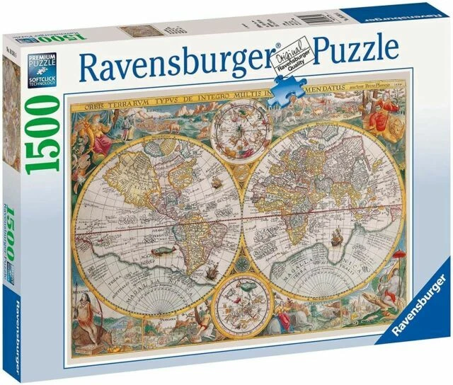 Ravensburger Mappamondo Storico 1500 Pezzi Puzzle