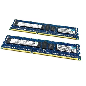 💾 HP Hynix 8GB Kit (2x4GB) ECC 1Rx4 PC3-10600R RAM Memory 591750-071 595424-001 - Picture 1 of 4