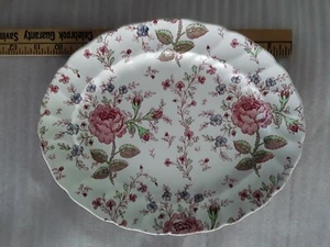 Vintage Rose Chintz Hergestellt in England von Johnson Bros. 11" Servierplatte   - Bild 1 von 3
