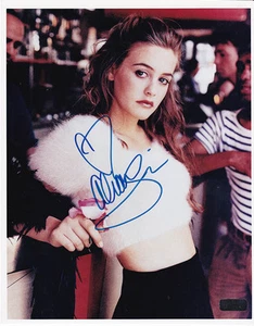ALICIA SILVERSTONE AUTOGRAPHED 8 X 10 COLOR PHOTO COA OLD PRO GALLERY - Picture 1 of 2
