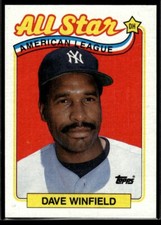 1989 Baseball Card Magazine '59 Topps Replicas Dave Winfield New York Yankees