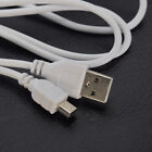 50pcs USB 2.0 A male to USB mini B 5pin Male Charge Cable 0.7M/70cm White