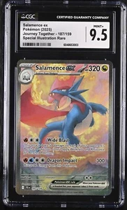 CGC 9.5 Salamence ex 187/159 Special Illustration Rare Journey Together Pokemon - Picture 1 of 2