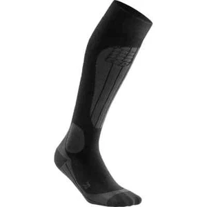 CEP Women’s Ski Compression Socks 20-30 mmHg Black/Grey Knee High Warm Winter - Picture 1 of 3