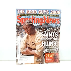 Sporting News Magazine July 7 2006 Deuce McAllister New Orleans Katrina Aid - Picture 1 of 2