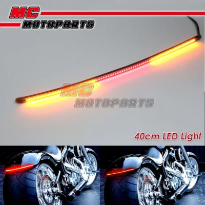 AMP-Z 42cm Smoke Integrated LED Tail Light bar Tube For Motorcycles - Image 1 of 4