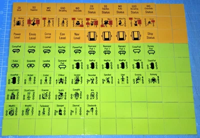 Wreck of the Pandora, Sci-Fi, with SUPER SIZED 3/4" counters, 100 counter Solo - Image 1 of 4