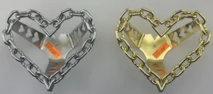 NEU! F&R LOWRIDER SWEET HEART LENKRAD IN CHROM ODER GOLD - Bild 1 von 3