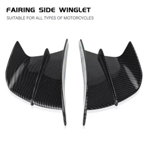 Motorcycle Winglet Aerodynamic Side Fairing Plastic For RC390 RC200 RC125 RC8C - Imagen 1 de 9