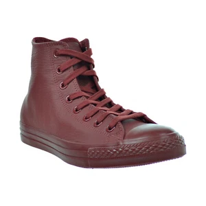 Converse CT TAYLOR AS HI Back Alley Brick BURGUNDY LEATHER 151103C UK 8.5 EUR 42 - Picture 1 of 12