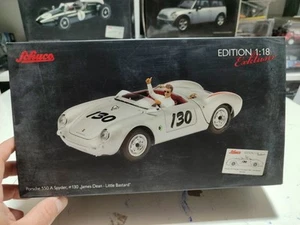 SCHUCO 1:18 PORSCHE 550 A SPYDER #130 JAMES DEAN - " LITTLE BASTARD" - Foto 1 di 24