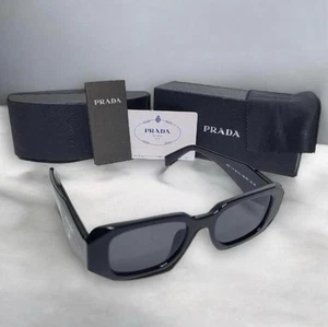 Gafas de sol Prada montura negra con CAJA - ENVÍO RÁPIDO - BUEN ESTADO - UNISEX - Imagen 1 de 5