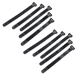 Black Motorcycle Wire Zip Cable Ties Clamp Band Wrap Universal 32161-404-000 - Picture 1 of 4