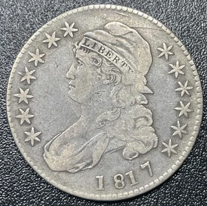 1817 Capped Bust Half Dollar 50c O-106 - Picture 1 of 2