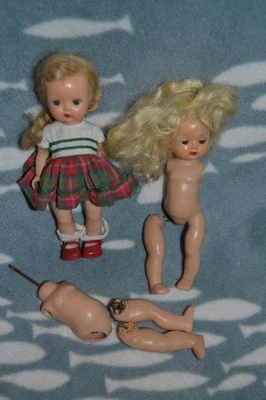 Lot of 2+ Vintage 8" Storybook Muffie, 1 outfit for Parts or Repair - Image 1 of 4