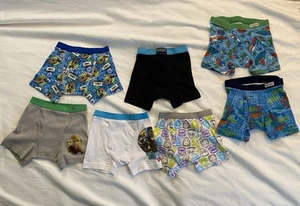 Little Boys Boxer Briefs, Size 4 and 4T  Lot of 7 Pair - Picture 1 of 6