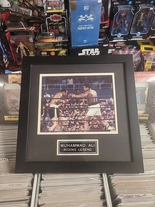 Muhammad Ali Hör nicht auf Boxen Champion Holz gerahmtes strukturiertes Bild 15 x 15 NF - Bild 1 von 3