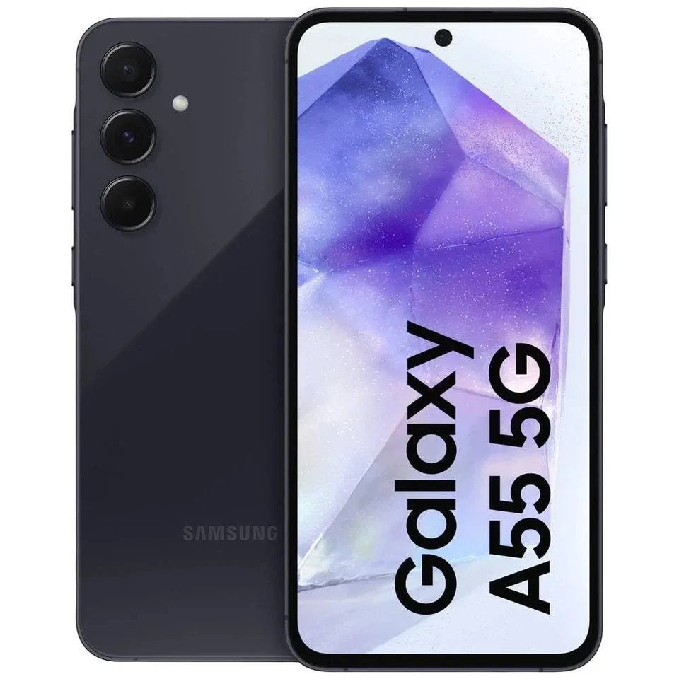 Móvil - Samsung Galaxy A55 5G, Black, 128GB, 8GB RAM, 6.6" FHD+  - Imagen 1 de 1