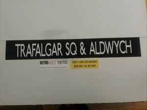 Trafalgar Square And Aldwych - London Bus Destination Blind 15b 42” Gift - Picture 1 of 16