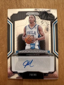 2024-25 Panini Prizm - Rookie Penmanship Judah Mintz #RPE-JUD Silver Prizm AUTO - Picture 1 of 2