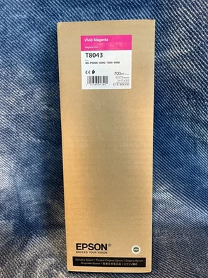 Cartucho de tinta magenta vívida Epson T8043 original septiembre 2020 T8043 Foto 1 de 3