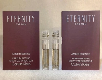 Calvin Klein Eternity Esencia Ámbar Perfume Intenso HOMBRE Muestra Spray Foto 1 de 2