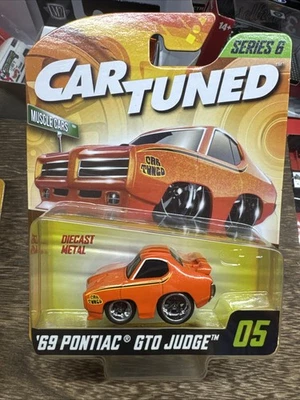 NUEVO COCHE AFINADO SERIE 6 #05 NARANJA '69 PONTIAC GTO JUDGE MUSCLE CARS Foto 1 de 2