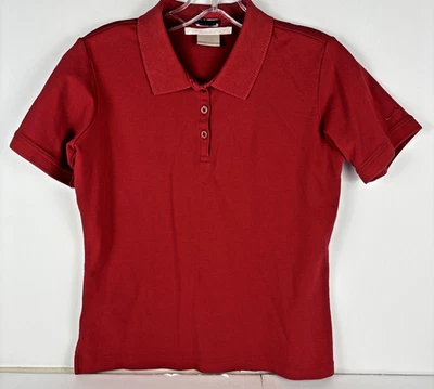 Polo Nike Golf Juvenil Dri-Fit Rojo S 4-6 Rendimiento Elástico Foto 1 de 4