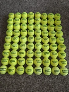72 TENNIS BALLS IN GOOD USED CONDITION BARGAIN FOR TENNIS, DOG WALKERS !!! - Picture 1 of 3