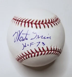 Monte Irvin ECHT handsigniert Baseball COA handsigniert MLB HOF 73 Giants Cubs - Bild 1 von 5