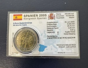 2 Euro Gedenkmünze Spanien bankfrisch unzirkuliert alle Jahrgänge - Bild 1 von 1