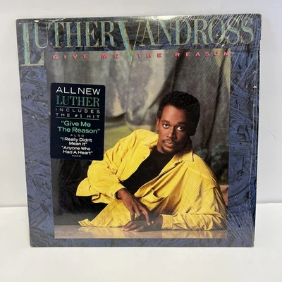 Luther Vandross - Give Me The Reason (Record, 1986) FE 40415 Vinyl With Insert - Image 1 of 4