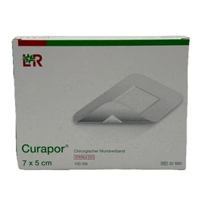 Curapor Wundverband 7 x 5 cm Steril - 100 Stück - Chirurgischer Verband - NEU✅ - Bild 1 von 3