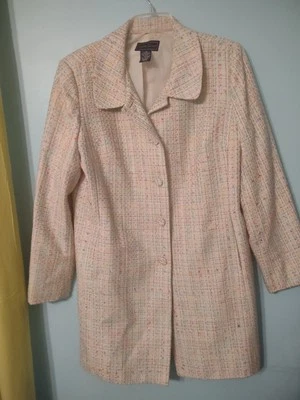 Laura Scott женщин два изделия Твидовый костюм с подкладкой блейзер + юбка 16 карьера Пасха - Изображение 1 из 4