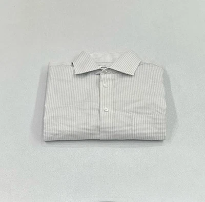 Calvin Klein Men's Wrinkle Free Dress Shirt, White, Size M (15-15.5, 36/37) - Image 1 of 4