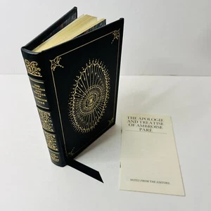 Apologie & Treatise of Ambroise Paré Classics of Medicine Leather HC Book 1984 - Picture 1 of 15