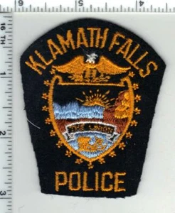 Klamath Falls Police (Oregon) FELT Cap/Hat Patch - Very RARE - Picture 1 of 1