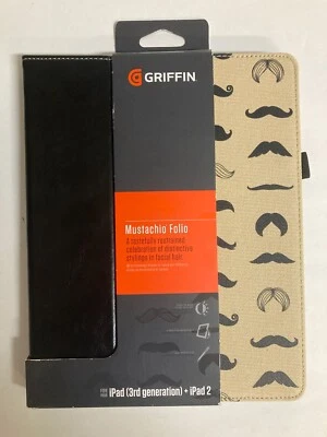 Griffin Mustachio Folio for iPad with Retina Display & iPad 2 - Black - Image 1 of 3
