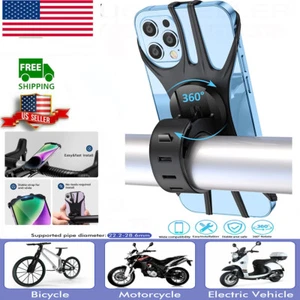 Soporte Bicicleta Soporte Teléfono Bicicleta 360° Silicona para iPhone 16 15 14 13 11 12 Pro 8 - Imagen 1 de 13
