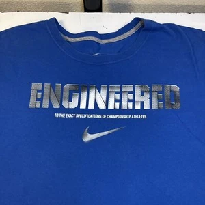 NIKE Engineered Athletic TEE T-SHIRT Gr. Herren 3XL Blau / Baumwolle - Bild 1 von 4