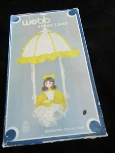 Vintage Webb Ceiling Pendant Light Decorative Plug In GirlCeiling Light - Picture 1 of 9