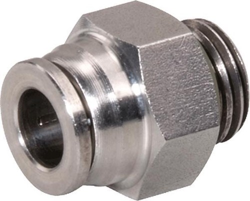 Gerade Rotations-Steckverschraubung – 360° Drehbar, Für Schlauch 6mm, Gewinde G1/8a, Mit Kugellager