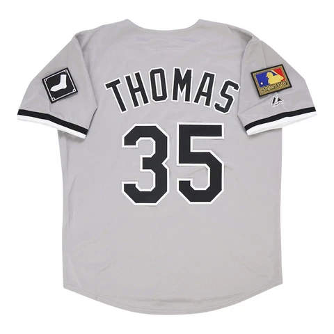 Frank Thomas 1994 Chicago White Sox Grey Road 125th Anniv Jersey Men's (S-3XL) Cover