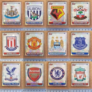 Match Attax 2015-16 Shiny Foil Badge Football Card in a Fridge Magnet - Various - Picture 1 of 11
