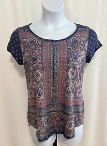 Lucky Brand Damen Gr. M Bluse mit Paisley Print. - Bild 1 von 8