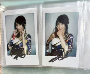 Julia Autographed Signed Instax photo Cheki Japan Femail JAV Idol miss av - Picture 1 of 1